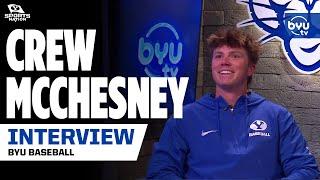 Crew McChesney talks the BYU Baseball Home Opener on BYUSN