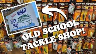 I hit the JACKPOT of OLD SCHOOL LURES at Jim's Rebait Tackle Shop (walk-thru)