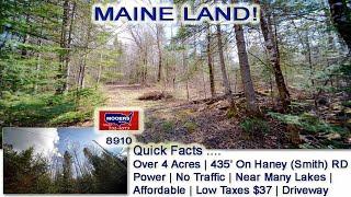 Land For Sale In Maine Video | Cheap Real Estate Price, Big 2020 Value MOOERS REALTY #8910