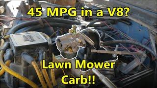 Will it Run? Lawn Mower Carb VS Ford 302! (ThunderHead289)