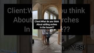 What do You Think About Adding Arches In the house#architecture #arches #viral