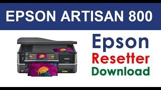 Phần mềm Reset Epson Artisan 800 ADJPROG tool reset Lỗi 2 Đèn Đỏ, Key reset tràn bộ nhớ epson 800