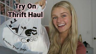 Fall Thrift Try On Clothing Haul