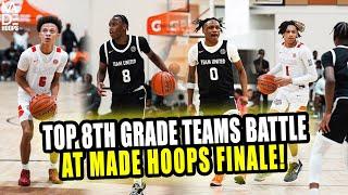 Top 8th Grade Teams BATTLE at MADE Hoops Finale! Team United vs All-Ohio Sumner was a classic.