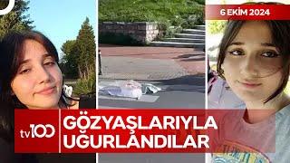 Canice Öldürülen Kızların Cenazesinde Yürek Yakan Feryatlar | tv100 Haberler