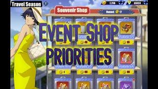 Souvenir Event Shop Priorities  + Rant. BLEACH Immortal Soul