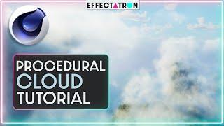 Create Procedural Cloudy Skies    VDB Cloud Generator   C4D 2023 + Redshift Project Download