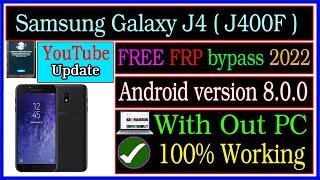 Samsung j4 youtube update problem frp bypass 2022 || samsung SM-J400f frp bypass android 8.0.0