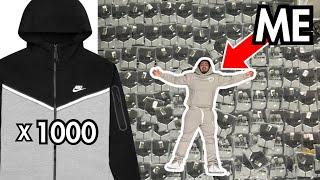 I BOUGHT 1000+ NIKE TECH FLEECE!