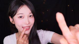 ASMR 호불호주의️ 잠들기 전 씻기 귀찮다고? 쫀득한 스핏페인팅으로 세수 시켜주기