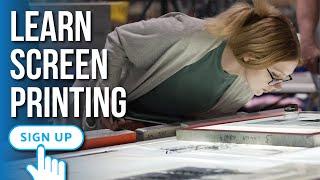 Screen Printing Class Dallas Texas | Sign Up Here | GSG U