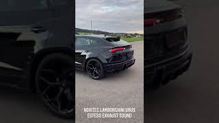 Lamborghini Urus Esteso with performance exhaust start-up sound