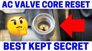 Car AC Recharge - Why You Need To Reset Valve Cores