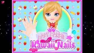 Baby Barbie Kawaii Nails. Маникюр для барби.