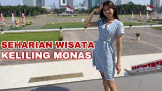 ISTRI JEPANG DI INDONESIA⁉️YURI-CHAN KELILING MONAS‼️