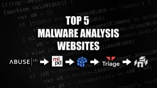 Top 5 Malware Analysis Websites