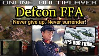 Defcon FFA - Nuke General - Pro Rules | C&C Generals Zero Hour | No Commentary