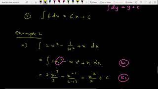 Integration of  functions (Chapter 1 - Part 1) : K1MT (L)