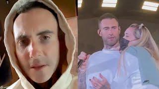 Adam Levine Explains Reaction To Fan Jumping On Stage