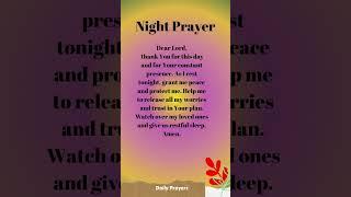 NIGHT PRAYER/PRAY WITH FAITH#godiswithus#prayer #powerful #jesuslove