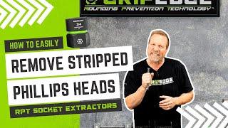 Stripped Phillips Head Screw - How To Remove - RPT Socket Extractors