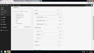 WordPress - How to create Menu and Sub menus Explained