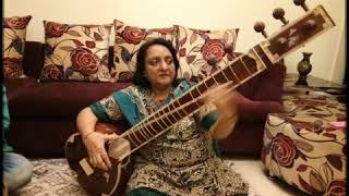 Sitar recital by Dr. Madhubala Srivastava (Bhatiyali dhun)