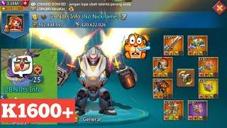 K1600+ Insane Beast Account! Wrecking Havoc at KvK! Traps On Fire! LordsMobile