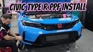 2024 Honda Civic Type R gets PPF (paint protection film) in Killeen TX