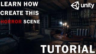 How to make a Horror Game Unity 3D - level Design and Interior lighting