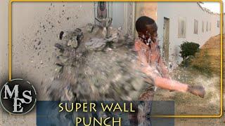 Super Punch | wall punch Vfx breakdown Cinema 4d