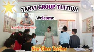 New Teacher Anisha | My First Video | TANVI GROUP TUITION | #tuitionteacher #tuition