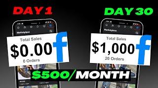 Start a Profitable Facebook Marketplace Store || Make $500 - $1K in 30 Days