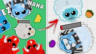 WHITE RHINO TAKES REVENGE ON TOXIC TEAMERS in MOPE.IO Ft NoobHerself