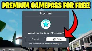 HOW TO GET PREMIUM GAMEPASS FOR FREE IN Brookhaven RP