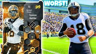 *new* 99 SPENCER RATTLER GT is the BEST TIGHT END in Madden 25 Ultimate Team! NOT!!