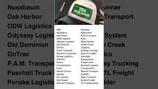 The Inbound Logistics 2024 Top 100 Truckers list is here!