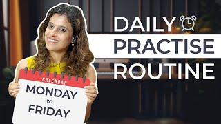 Daily practise routine for singers - Monday to Friday | Pratibha Sarathy