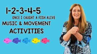 Music Lesson Ideas For "1-2-3-4-5 Once I Caught a Fish Alive"