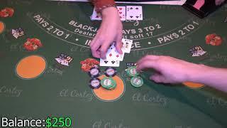 Risking $500 on Live Dealer Blackjack in Las Vegas!