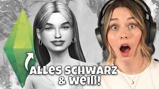 Ich erstelle einen Sim, aber alles ist SCHWARZ & WEIß! | simfinity