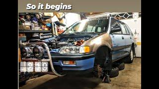 Proof of life : Prepping the New Wagon for its JDM ZC swap!