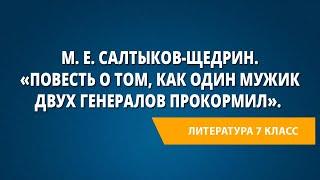 Е. Салтыков-Щедрин. «Повесть о том, как один мужик двух генералов прокормил». «Дикий помещик»