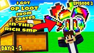 I got rare loot from common crates in this Rich only SMP | Daosao Gamers