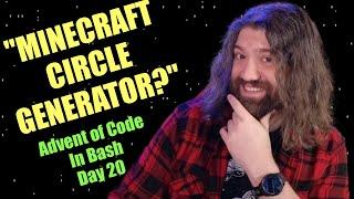 Minecraft Circle?! Advent of Code 2024 in Bash: Day 20 - Race Condition