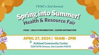 TVHC Spring Into Summer Health & Resource Fair - 2024