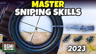 How to improve Sniping skills in BGMI | Best Sniper sensitivity, Drills & Tips  | BGMI / Pubg Mobile