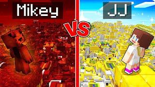 JJ and Mikey ANGEL vs DEVIL Endless Village in Minecraft - Maizen