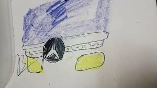 mercedes benz logo drawing