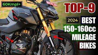 Top 9 Most Fuel Efficient 150-160cc Bikes in India 2024  for Mileage and Performance | E20 models